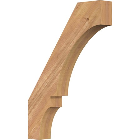 Ekena Millwork 3 1/2"W x 20"D x 28"H Balboa Smooth Knee Brace, Western Red Cedar BRC04X20X28BOA00SWR